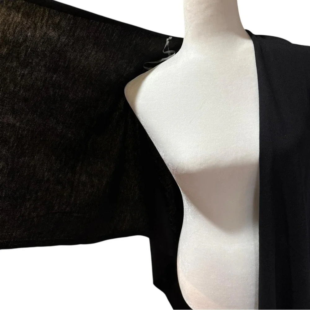 Wrap Shrug Poncho‎ Sweater Echo Design Black